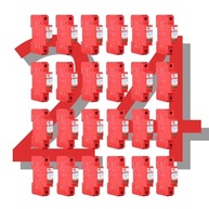 Kit 24x DPS Slim 275V 45kA Vermelho Tipo 2: Proteção Essencial Contra Surtos e Raios - imagem 2
