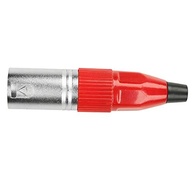 Plug Cannon Macho Performance Sound Prime Vermelho - Conexão Profissional e Segura - imagem 3