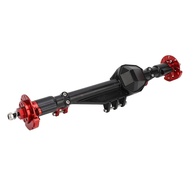 Domary Eixo Traseiro em Alumínio para Axial RBX10 Ryft 1/10 RC - Durabilidade e Performance (Vermelho) - imagem 1