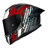 Capacete Norisk Carbon R Team Preto Vermelho e Branco - Segurança e Estilo para Você! - imagem 2
