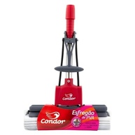 Mop PVA Condor Sem Cabo - Rodo Esfregão Mágico com Espuma Absorvente Vermelho 1620 - imagem 2