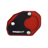 Amplie a Estabilidade da Sua Triumph TRIDENT 660 2021 com Suporte de Pé Lateral Premium (Vermelho) - imagem 2