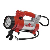 Compressor de Ar Direto Worker 150 Bar com Lanterna e Pistão - Vermelho - imagem 2