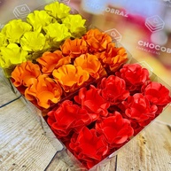 Kit 120 Forminhas para Doces Finos Coloridas - Amarelo, Laranja e Vermelho - imagem 2