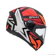 Capacete Peels Spike II Preto e Vermelho: Estilo Esportivo e Proteção com Viseira Fumê - imagem 2