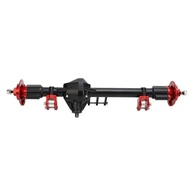 Domary Eixo Traseiro em Alumínio para Axial RBX10 Ryft 1/10 RC - Durabilidade e Performance (Vermelho) - imagem 3