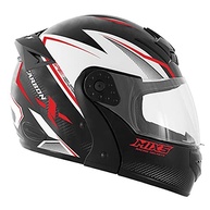 Capacete Escamoteável MIXS Gladiator Carbon Fosco 62 Vermelho: Segurança e Estilo para Você! - imagem 4