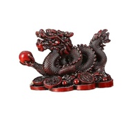 Estátua de Dragão Pequena - Feng Shui 2024 - Escultura de Riqueza e Boa Sorte (Vermelho, 8 cm) - imagem 2