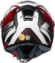Capacete LS2 FF358 Xdron Preto e Vermelho - Segurança e Estilo para Sua Pilotagem - imagem 3