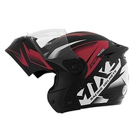 Capacete Escamoteável MIXS Gladiator Storm Vermelho Fosco - Segurança e Estilo para Você! - imagem 2
