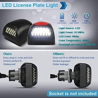 Ilumine Sua Placa: Kit Lâmpadas LED OLED Vermelho Neon para Chevy Silverado GMC Sierra 1999-2013 - imagem 4