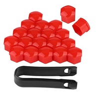 Protetor Antirroubo para Porcas de Roda 21mm Tnfeeon - Segurança e Estilo em Vermelho - imagem 2