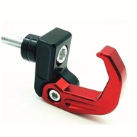 Gancho de Bagagem para Moto: Suporte Universal em Alumínio CNC para Capacete e Mais (Vermelho) - imagem 1