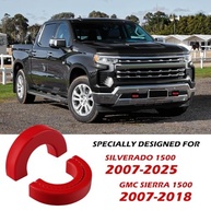 Capa Gancho Reboque Personalizada para Chevy Silverado 1500 (2007-2025) - Vermelho Silicone - imagem 3