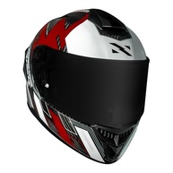 Capacete Norisk Carbon R Team Preto Vermelho e Branco - Segurança e Estilo para Você! - imagem 5