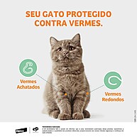 Drontal Spot On Gatos: Proteção Total Contra Vermes - imagem 2