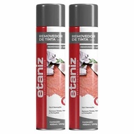 Removedor de Tinta e Verniz Spray Etaniz 400ml - 2 Unidades | Solução Profissional para Paredes e Tetos - imagem 2