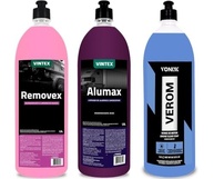 Kit Completo Vonixx: Removex Limpador Motor, Alumax Limpa Rodas e Verom Verniz Motor - imagem 2