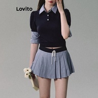Conjunto Saia Guingão Lovito: Estilo Casual e Versátil - imagem 2