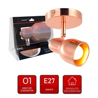 Spot Led Boho E27 Bivolt Cobre Brilho – Iluminação Moderna e Versátil - imagem 2