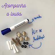 Lousa de Vidro Incolor 60x40: Prática, Moderna e Versátil - imagem 1