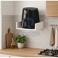 Suporte para Air Fryer e Cafeteira MDF – Prático e Versátil - imagem 1