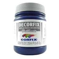 Tinta Acrílica Decorfix Azul Turquesa 250ml - Não Tóxica e Versátil para Artesanato e Decoração - imagem 2