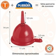 Funil Grande Plasutil - BPA Free | Design Moderno e Versátil - imagem 3
