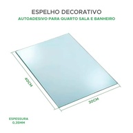 Espelho Flexível Adesivo 30x40cm - Resistente e Versátil para Decoração Moderna - imagem 2