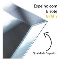 Espelho Corpo Inteiro Closet Retangular Bisotê 140x40cm - Design Moderno e Versátil - imagem 4