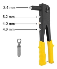 Rebitadeira Manual Profissional Alicate Arrebitador 9,5" - Versátil e Resistente - imagem 2
