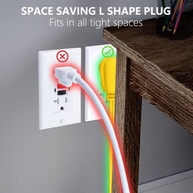 Cabo de Extensão K Kasonic 3 Saídas com Plugue Plano - A Solução Versátil para Sua Casa e Escritório - imagem 3