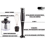 Multifatiador e Mixer Oz: Corte + Versatilidade! - imagem 2