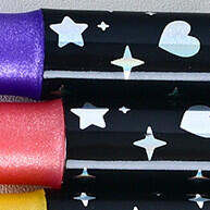 Canetas Glitter Dupla Face: Brilho e Versatilidade! - imagem 1