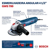 Esmerilhadeira Bosch GWS 700: Potência e Versatilidade - imagem 2
