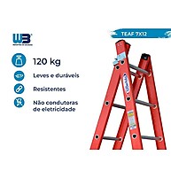 Escada Tesoura Extensível WBertolo: Segurança e Versatilidade - imagem 2