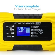 Carregador de Bateria Automotivo Digital 10A Pro Version - 12V/24V Inteligente para Carro, Moto e Caminhão - imagem 3