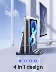 Suporte Vertical para Laptop Vaydeer - Organize sua Mesa com Estilo e Produtividade - imagem 4