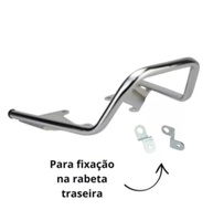 Alça de Moto Titan 160 Super Alta Vertical Cromada - Estilo e Segurança - imagem 3
