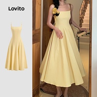 Vestido Amarelo Lovito: Casual e Fresco! - imagem 1