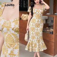 Vestido Amarelo Tribal: Elegância para o Verão! - imagem 1