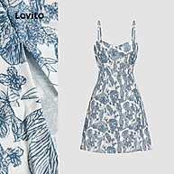 Vestido Boho Floral com Fenda Lovito: Elegância e Conforto - imagem 1