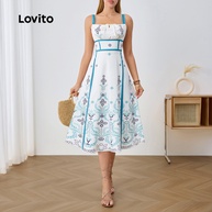 Vestido Boho Floral Lovito: Estilo e Charme! - imagem 1