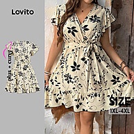 Vestido Boho Floral Plus Size Lovito: Estilo e Conforto! - imagem 1
