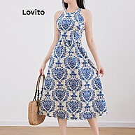 Vestido Boho Paisley com Renda para Mulheres L121MD022 - imagem 1