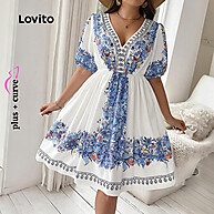 Vestido Boho Plus Size Floral – Estilo e Conforto para Mulheres - imagem 1