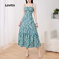 Vestido Boho Tribal Franzido Lovito – Estilo e Conforto - imagem 1