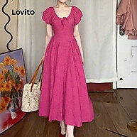 Vestido Boho Xadrez Lovito: Estilo e Conforto! - imagem 1