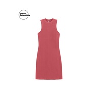Vestido Canelado Rosa: Básico & Versátil - imagem 1