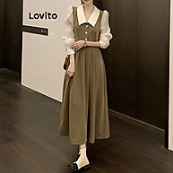 Vestido Cáqui Lovito: Versátil e Elegante - imagem 1